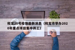 和龙28号疫情最新消息（和龙市举办2020年重点项目集中开工）